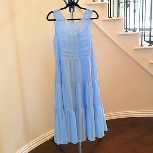 J Crew Women's M dress, NWT, Sky blue